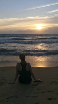 Sri Lanka - Zonsondergang aan het strand