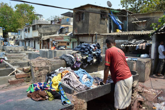 India - Wasserette, that's how they roll in India