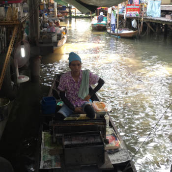 Thailand - Onderweg naar de floating market