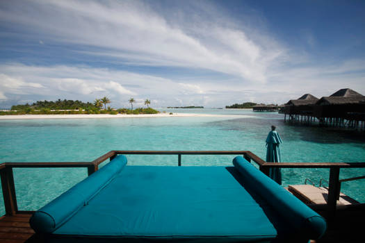 Malediven - Uitzicht vanuit je hut