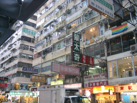 Hong Kong - Hong Kong bij avond