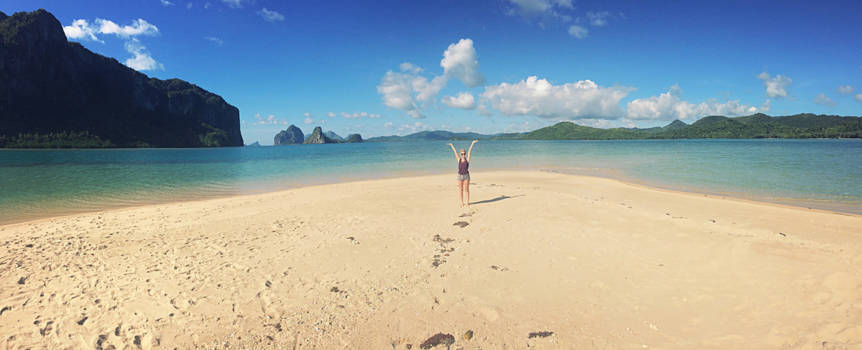 Palawan - Op een onbewoond eiland, loopt niemand voor je neus!