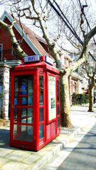 Shanghai - Nergens zonder wifi