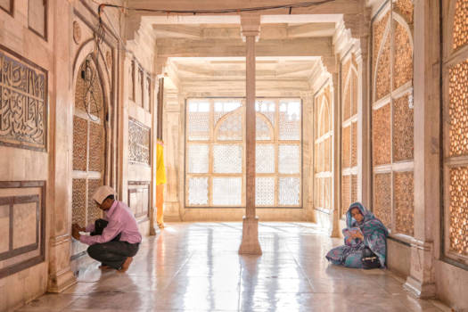 Agra - Sereen licht in Fatehpur Sikri