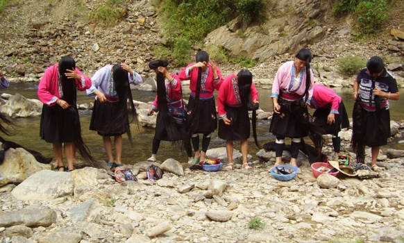 China - langste haar ter wereld