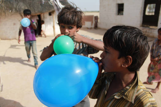 Jaisalmer - Spelen in de Thar woestijn