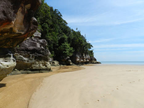 Bako National Park - Strand na een 'lange' hike