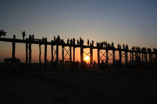 Myanmar - U Bein bridge mandalay