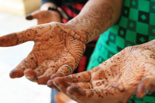 India - Henna versiering