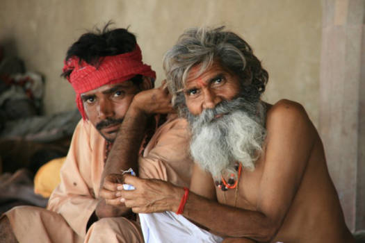 India - Sadu's in Varanasi