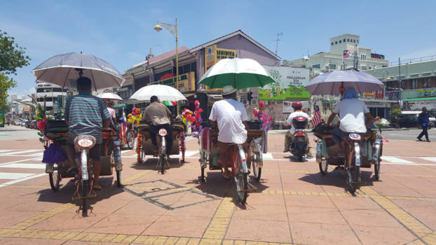 Georgetown (Maleisië) - Trishaw Tour Georgetown Penang