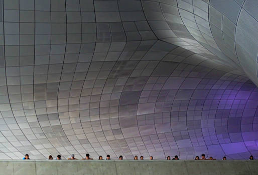 Zuid-Korea - Looking over the edge