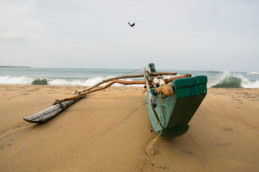 Sri Lanka - Vissersboor Aragum Bay