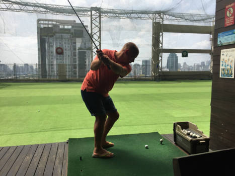 Bangkok - Reis afsluiten met decadent golfen in het hoogste hotel van Bangkok #Contrast