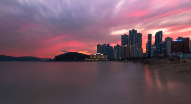 Busan - Beautiful sunset