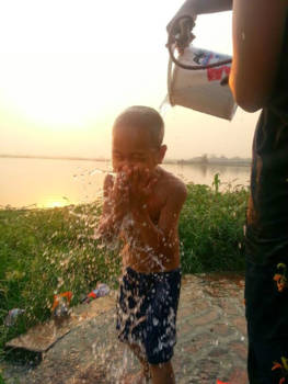 Myanmar - Bathtime in Myanmar