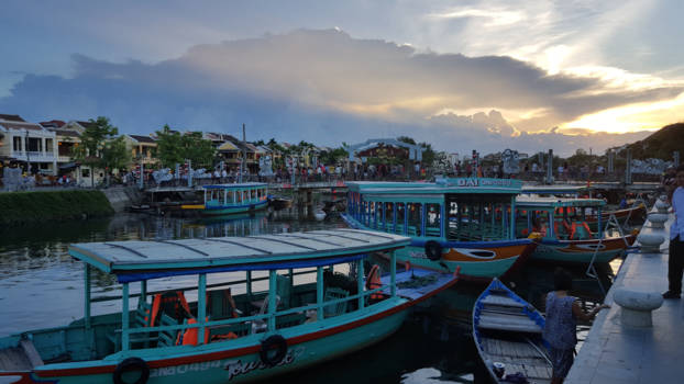 Vietnam - Zonsondergang in Hoi An