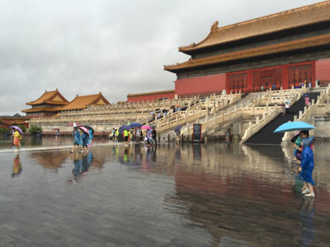 China - Rainy day