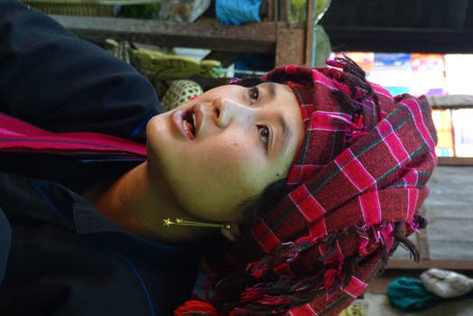 Inle Lake - Woman from the Pah O nation