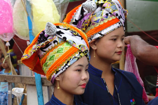Myanmar - Proud Pah O women, Inle Lake