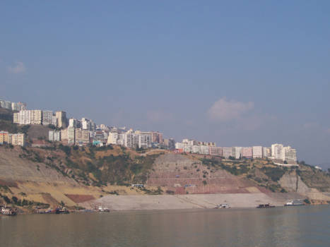 Yangtze rivier - Een nieuwe stad