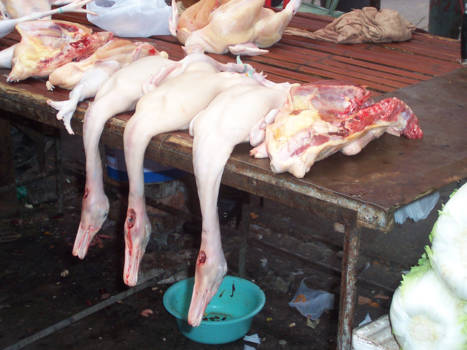 Yangtze rivier - Op de markt