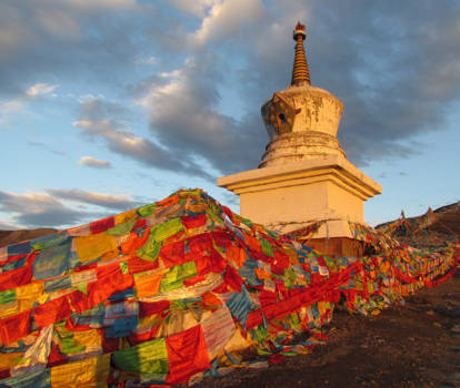 China - Stupa in Kham