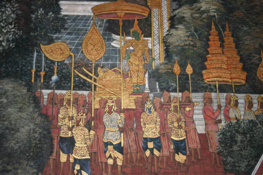 Thailand - Letterlijk kleurrijk! (Paleis vd Koning, Bangkok) echt bladgoud en handwerk!