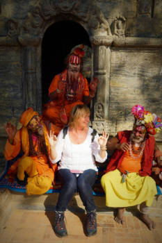 Kathmandu - 3 holy men in de verleiding