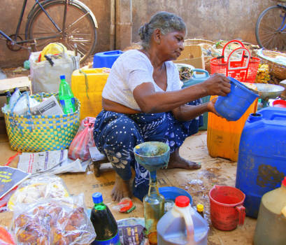 Sri Lanka - werk tussen de potten en pannen
