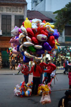 Vietnam - Balonnen in Hanoi