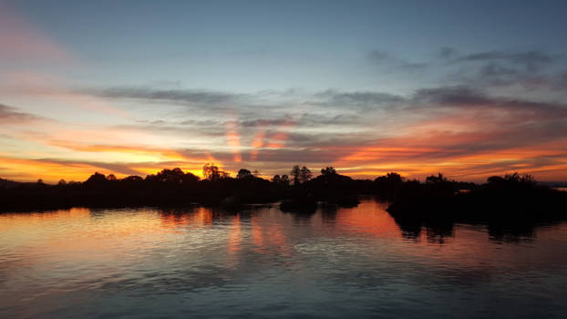 Don Khong - Colourfull sunset