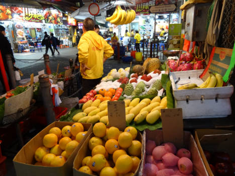 Hong Kong - Hong Kong avondmarkt