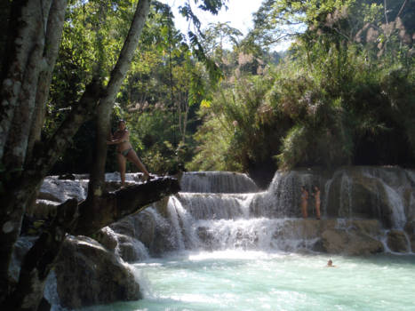 Kuang Si Waterval