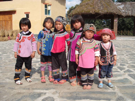 China - kinderen in Yunnan