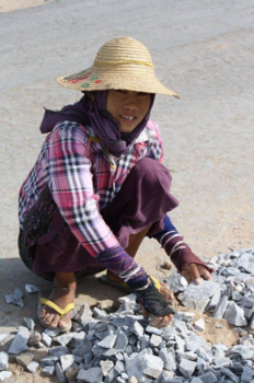 Myanmar - Respect voor deze vrouw.