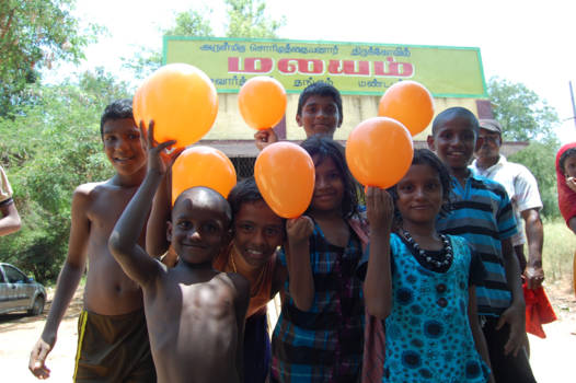 Madurai - Samen Koningsdag in Zuid India