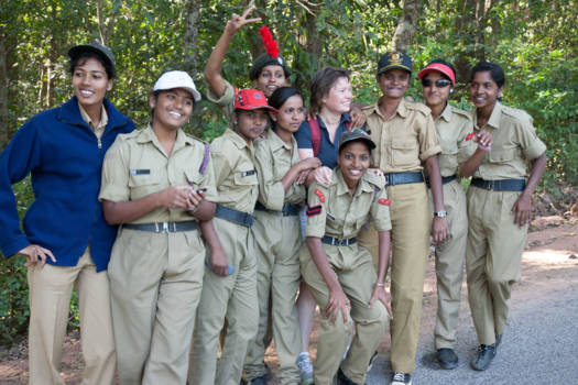 India - Zuidelijk India, dolenthousiaste kadetten!