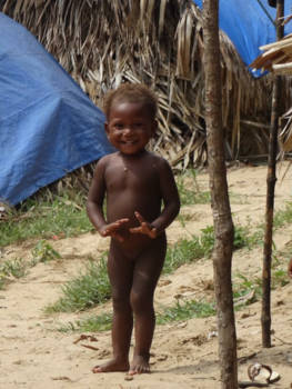 Maleisië - Blij meisje taman negara maleisie