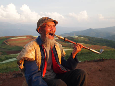 China - Rode aardegebied (Hongtudi), Zuid-China