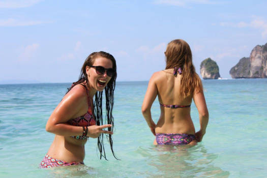 Thailand - Ko phi phi- hoe kan je daar nou niet vrolijk van worden?