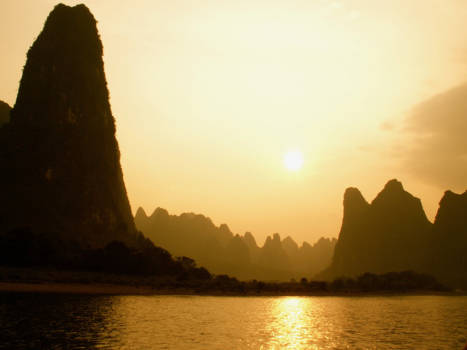 China - sunset