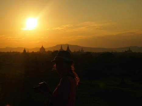 Myanmar - Sunset in Bagan