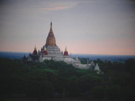 Bagan - zonsopgang in Bagan