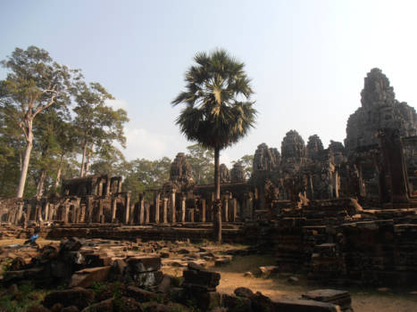 Cambodja - Angkor Thom bij Angkor Wat