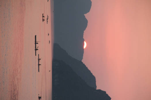 Vietnam - A Ha Long bay sunset