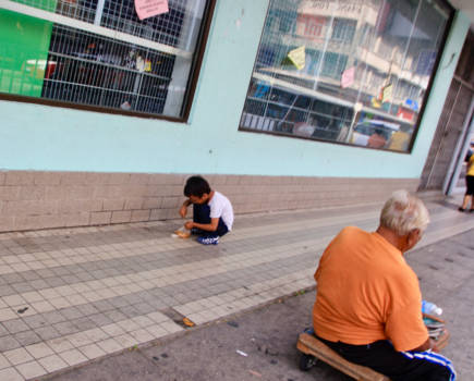 Sandakan - Straatbeeld
