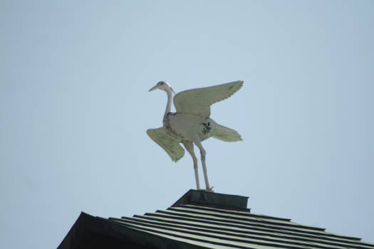 Japan - Belgisch kristal op dak van onsen