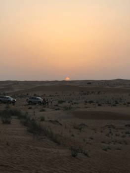 Dubai - Sunset desert