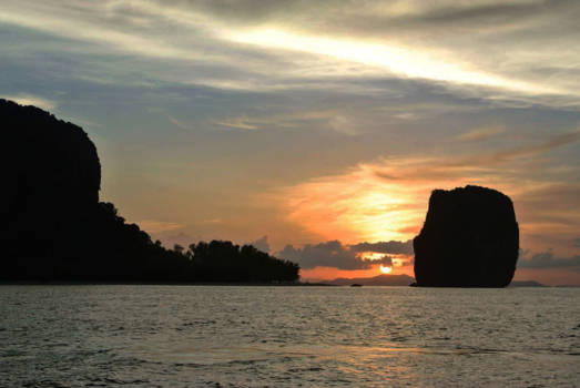 Krabi - Sunset in Thailand